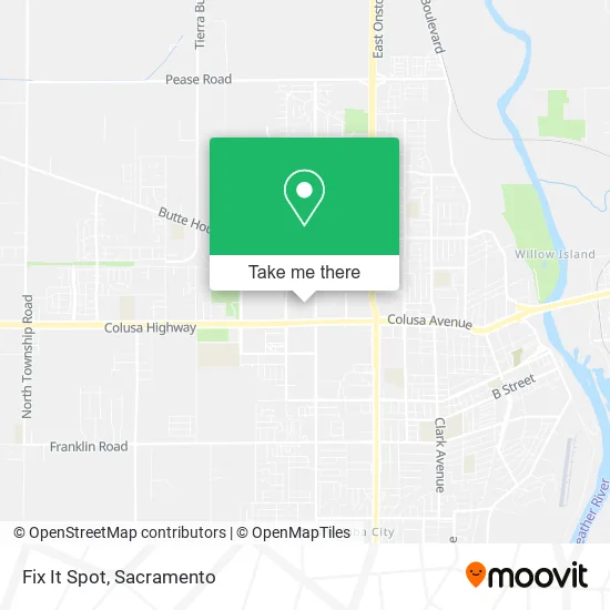 Mapa de Fix It Spot