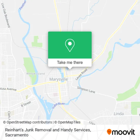 Reinhart's Junk Removal and Handy Services map