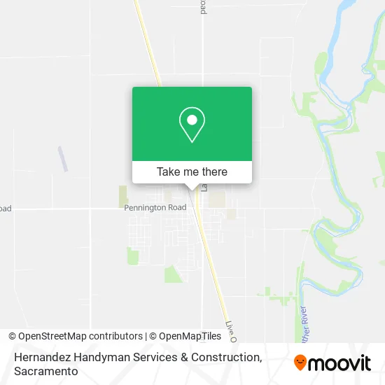 Mapa de Hernandez Handyman Services & Construction