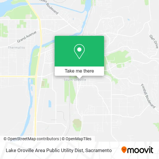 Lake Oroville Area Public Utility Dist map