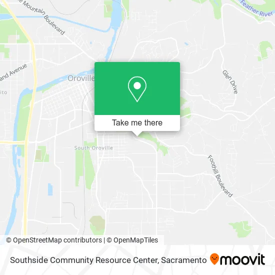 Southside Community Resource Center map