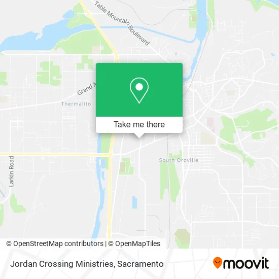 Jordan Crossing Ministries map