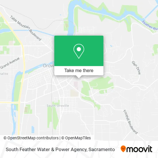 South Feather Water & Power Agency map