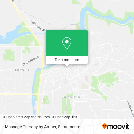 Massage Therapy by Amber map