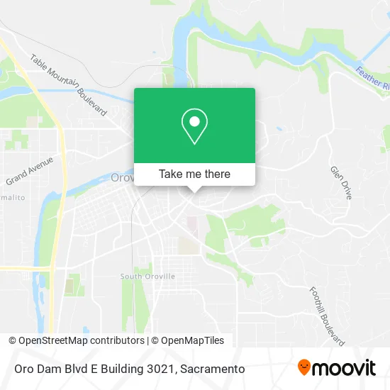 Oro Dam Blvd E Building 3021 map