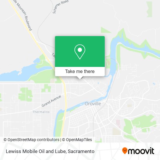 Mapa de Lewiss Mobile Oil and Lube