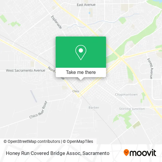 Mapa de Honey Run Covered Bridge Assoc