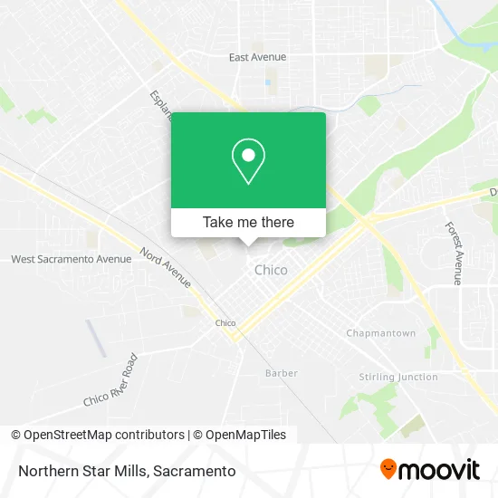 Mapa de Northern Star Mills