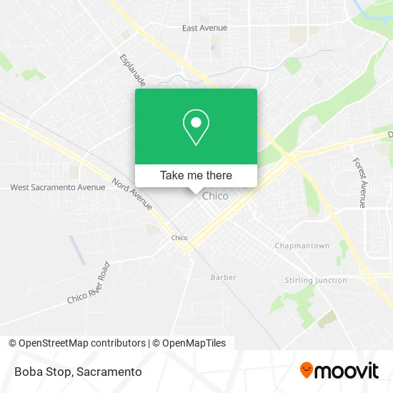 Mapa de Boba Stop