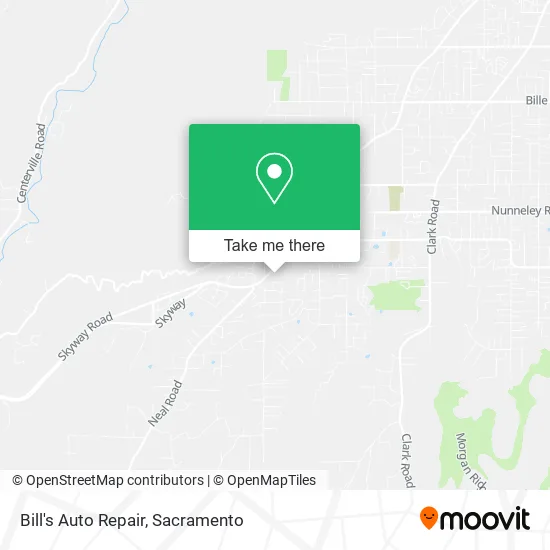 Bill's Auto Repair map