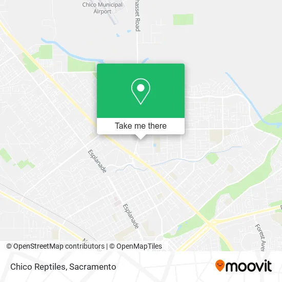 Chico Reptiles map