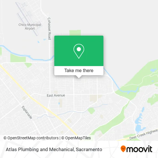 Atlas Plumbing and Mechanical map