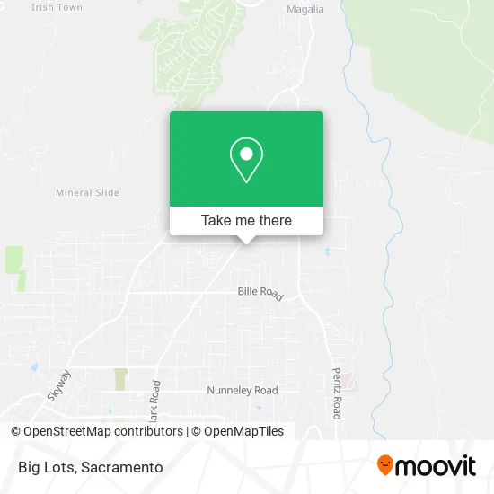 Mapa de Big Lots