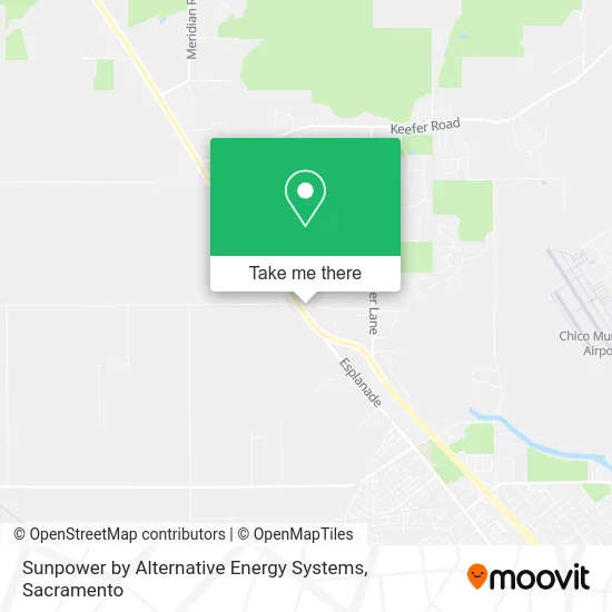 Sunpower by Alternative Energy Systems map