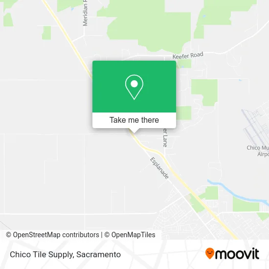 Chico Tile Supply map