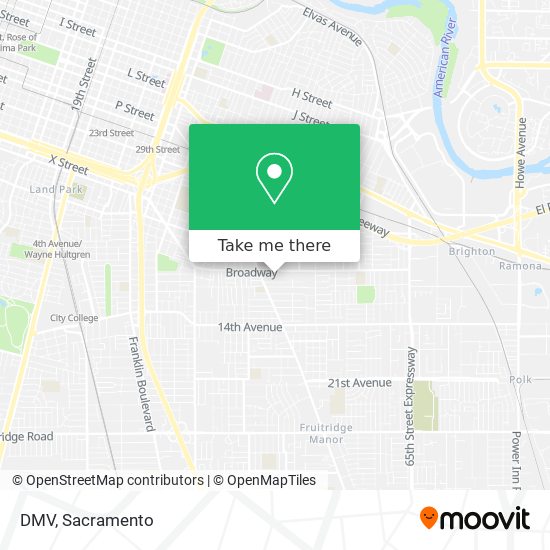 DMV map
