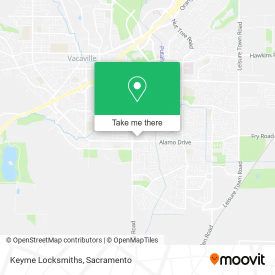 Keyme Locksmiths map