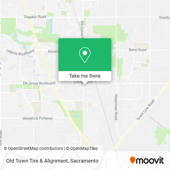 Old Town Tire & Alignment map