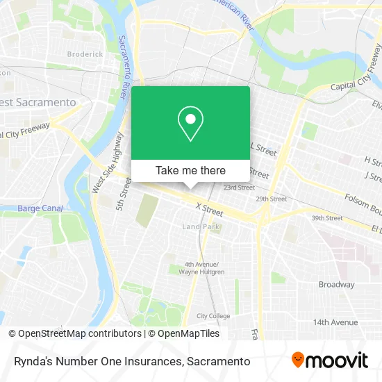 Rynda's Number One Insurances map