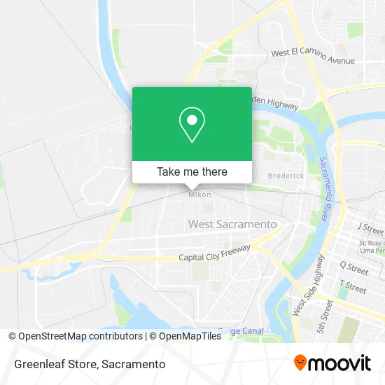 Greenleaf Store map