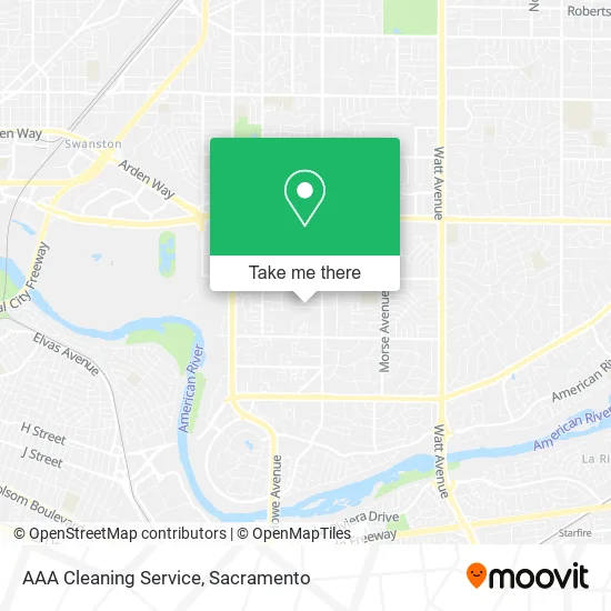 AAA Cleaning Service map