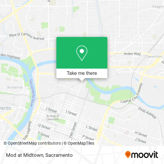 Mod at Midtown map