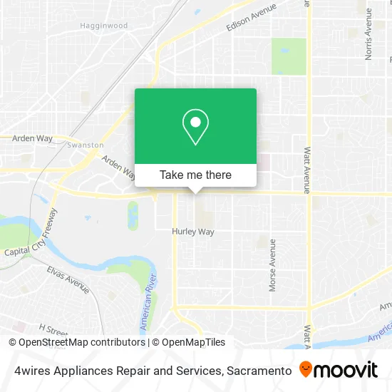 4wires Appliances Repair and Services map