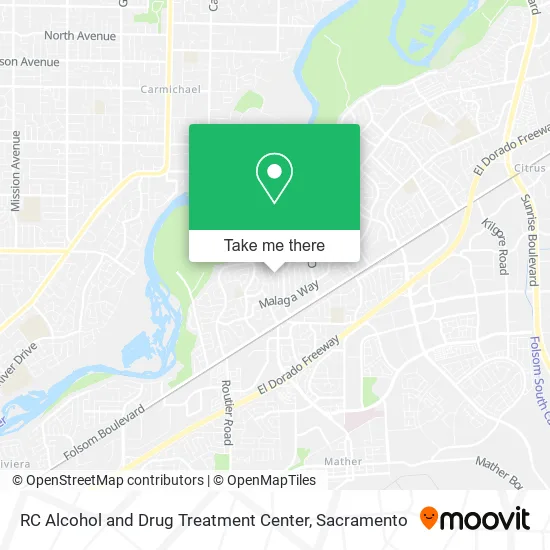 Mapa de RC Alcohol and Drug Treatment Center
