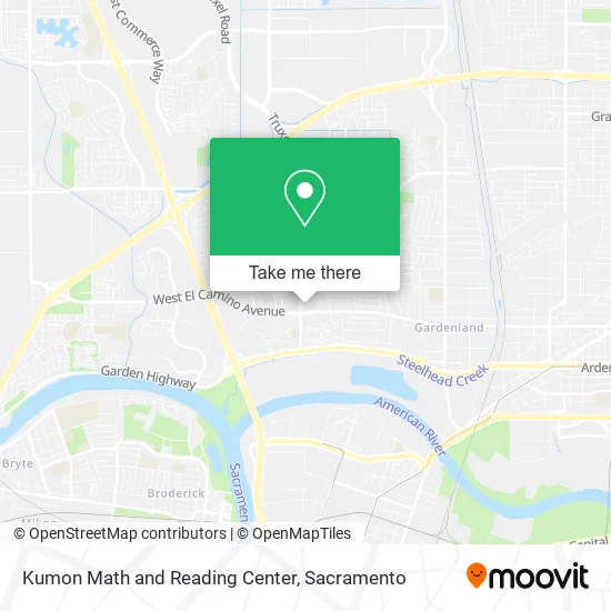 Kumon Math and Reading Center map