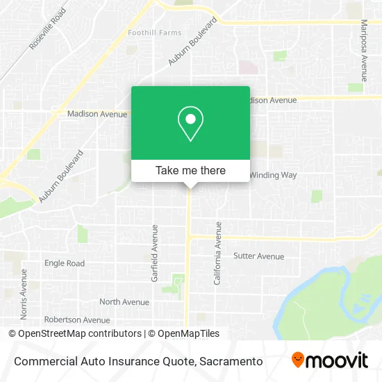 Commercial Auto Insurance Quote map
