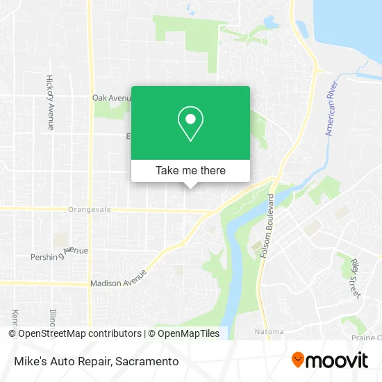 Mike's Auto Repair map
