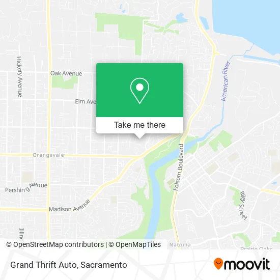 Grand Thrift Auto map
