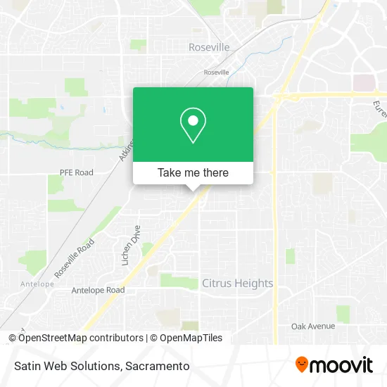 Satin Web Solutions map