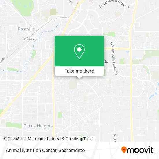 Animal Nutrition Center map