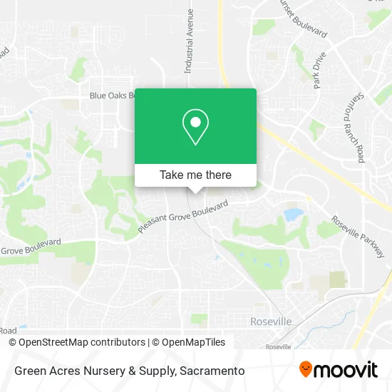 Mapa de Green Acres Nursery & Supply