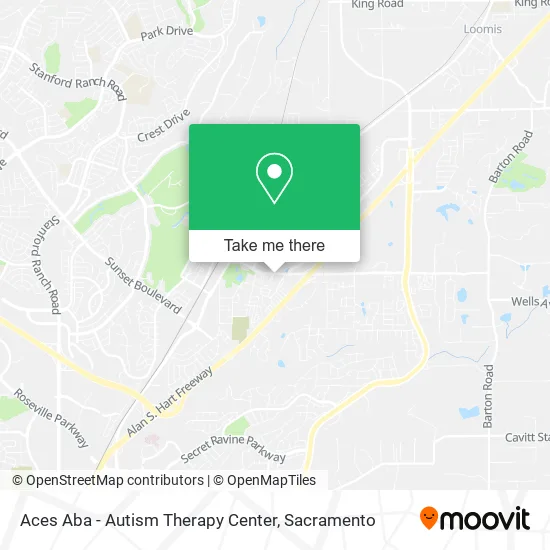 Mapa de Aces Aba - Autism Therapy Center