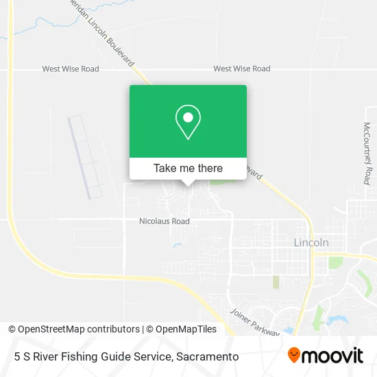 5 S River Fishing Guide Service map