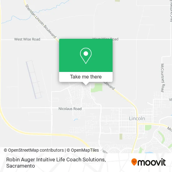Robin Auger Intuitive Life Coach Solutions map