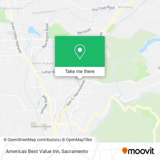 Americas Best Value Inn map