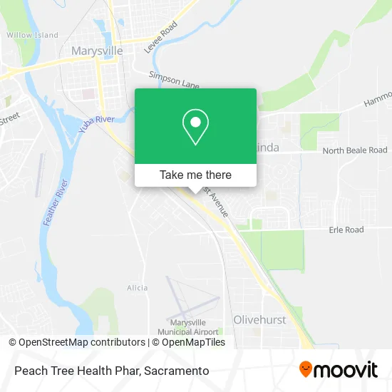 Mapa de Peach Tree Health Phar