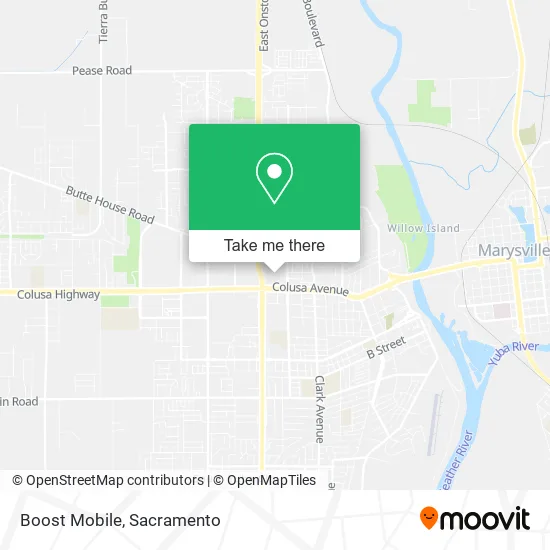 Boost Mobile map