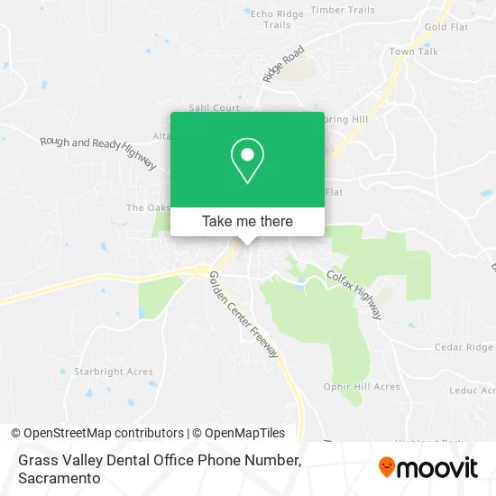 Grass Valley Dental Office Phone Number map