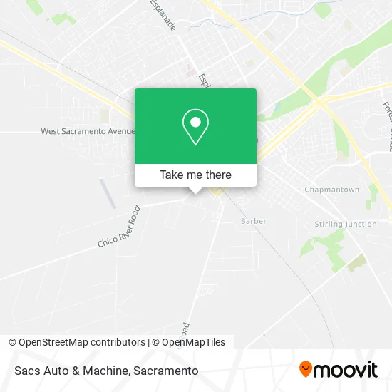 Mapa de Sacs Auto & Machine