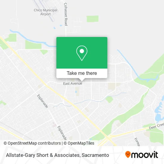 Allstate-Gary Short & Associates map