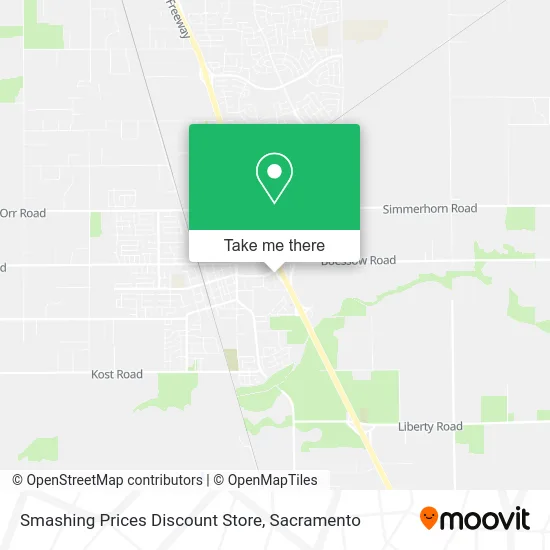 Smashing Prices Discount Store map