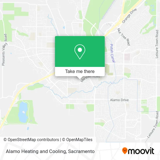 Alamo Heating and Cooling map