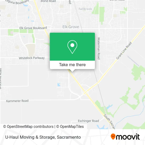 Mapa de U-Haul Moving & Storage