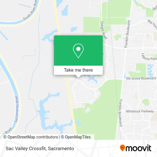 Sac Valley Crossfit map