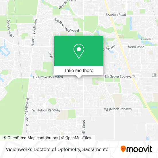 Visionworks Doctors of Optometry map