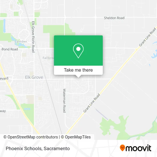 Phoenix Schools map